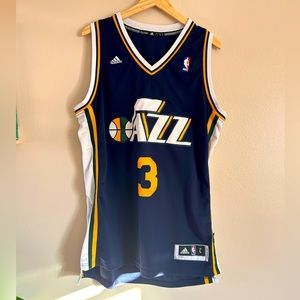 Utah Jazz Trey Burke Authentic Adidas Jersey Large NBA Men’s